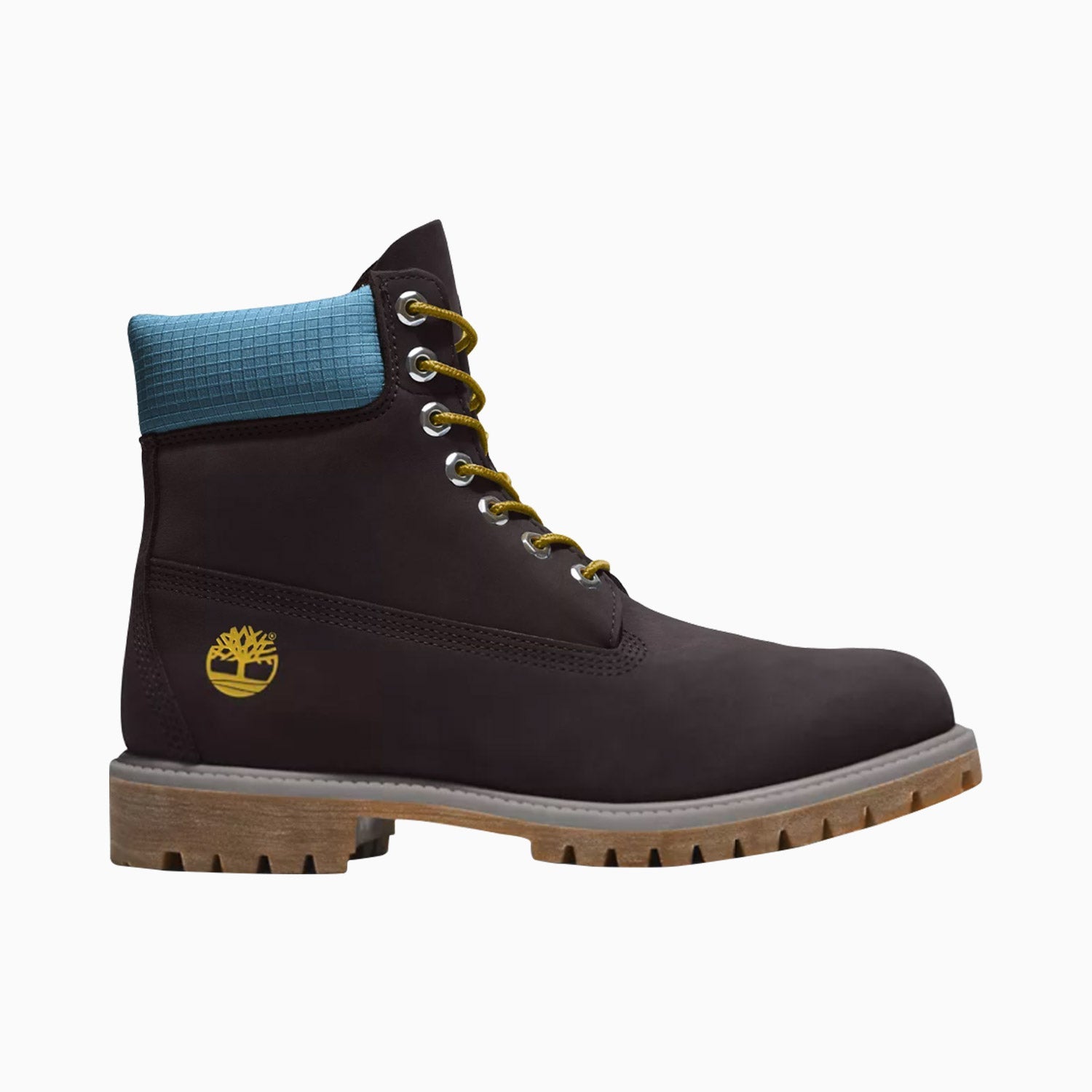 Timberland Men's Premium 6-Inch Waterproof Boot - Color: Black Blue - Tops and Bottoms USA -