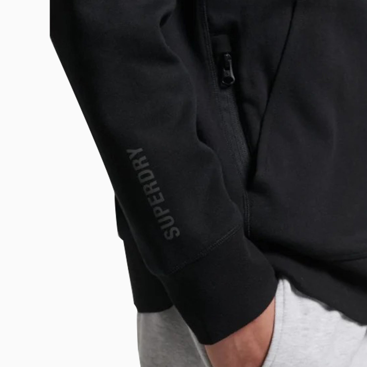 Superdry Men's Code Tech Tracksuit - Color: Black - Tops and Bottoms USA -