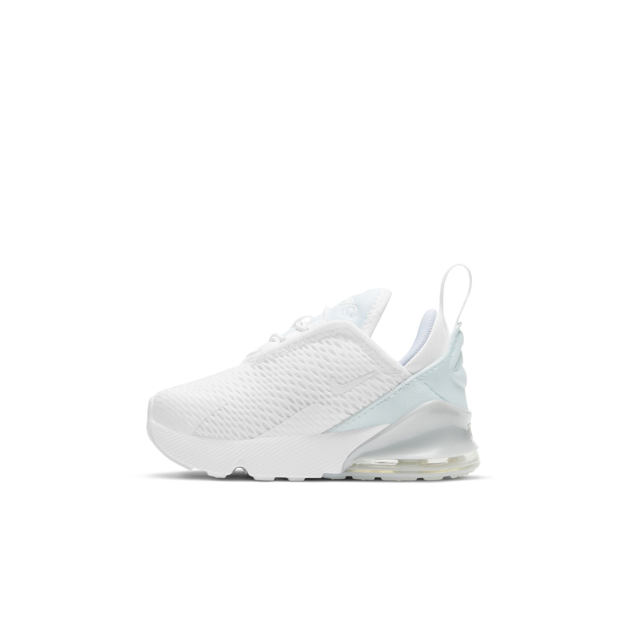 Kid's Nike Air Max 270 Toddlers - Color: White Silver - Tops and Bottoms USA -