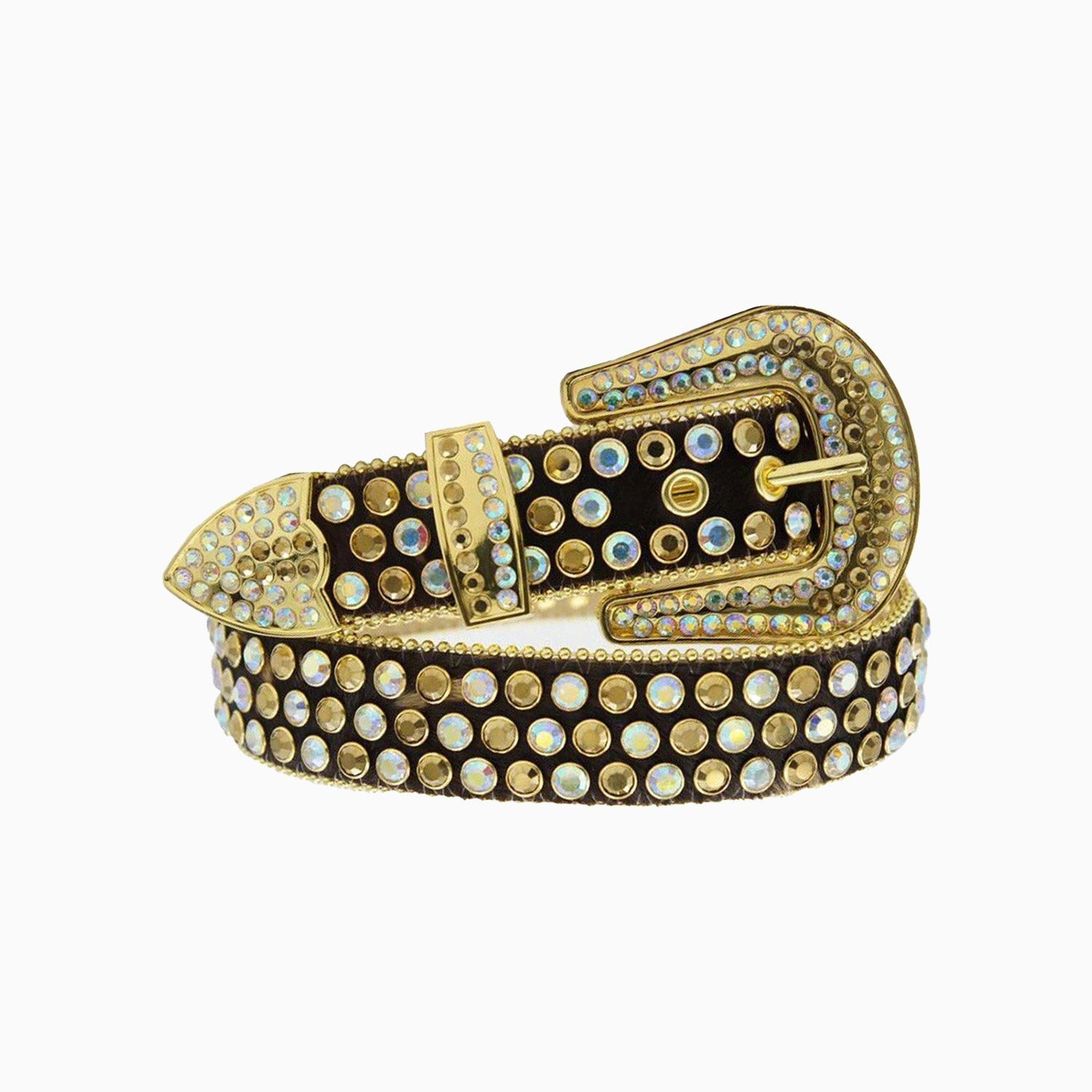 dna-premium-dna-belt-black-horse-hair-with-gold-and-multi-stones-dna-134