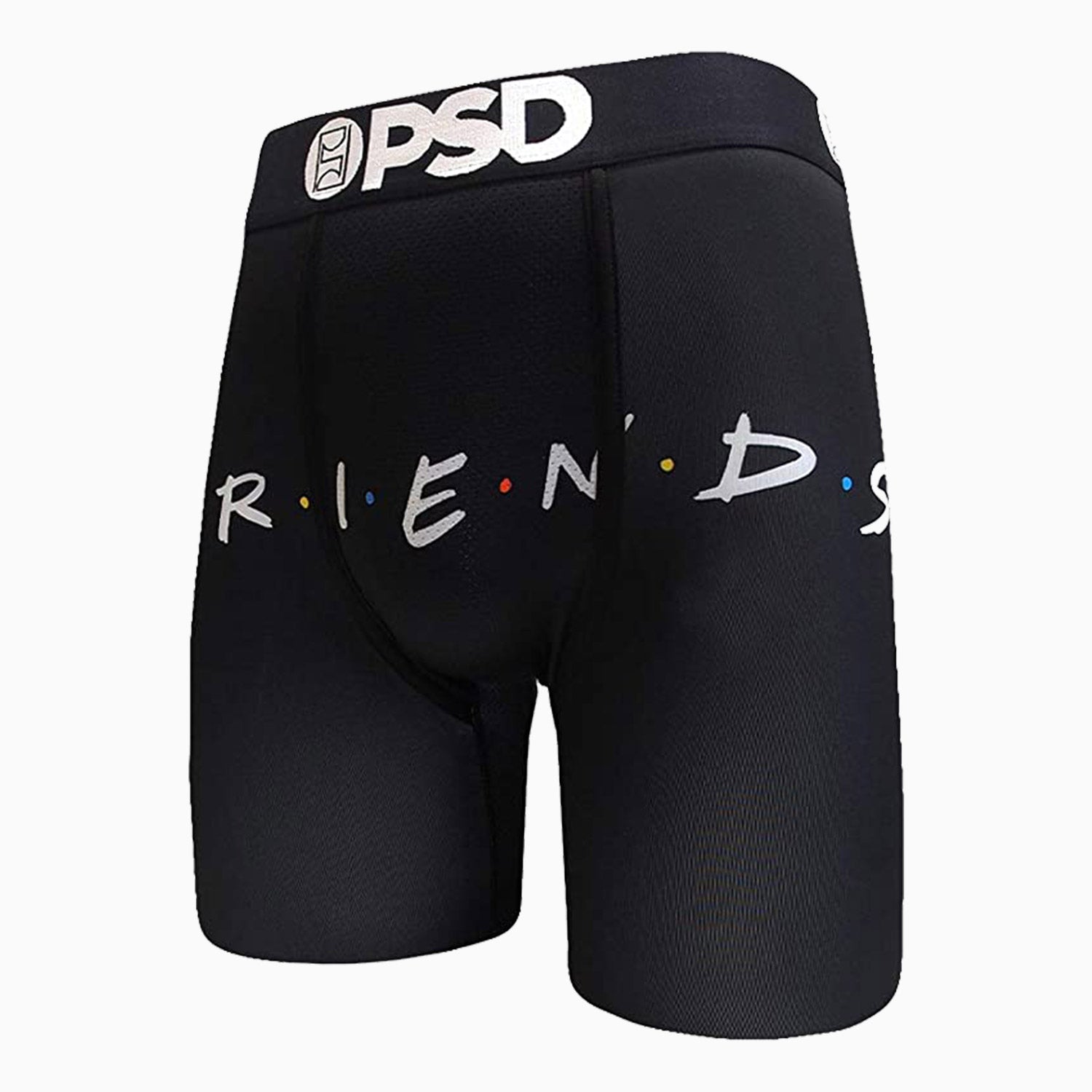 PSD UNDERWEAR | Men's Printed H Friends Boxer - Color: Black - Tops and Bottoms USA -