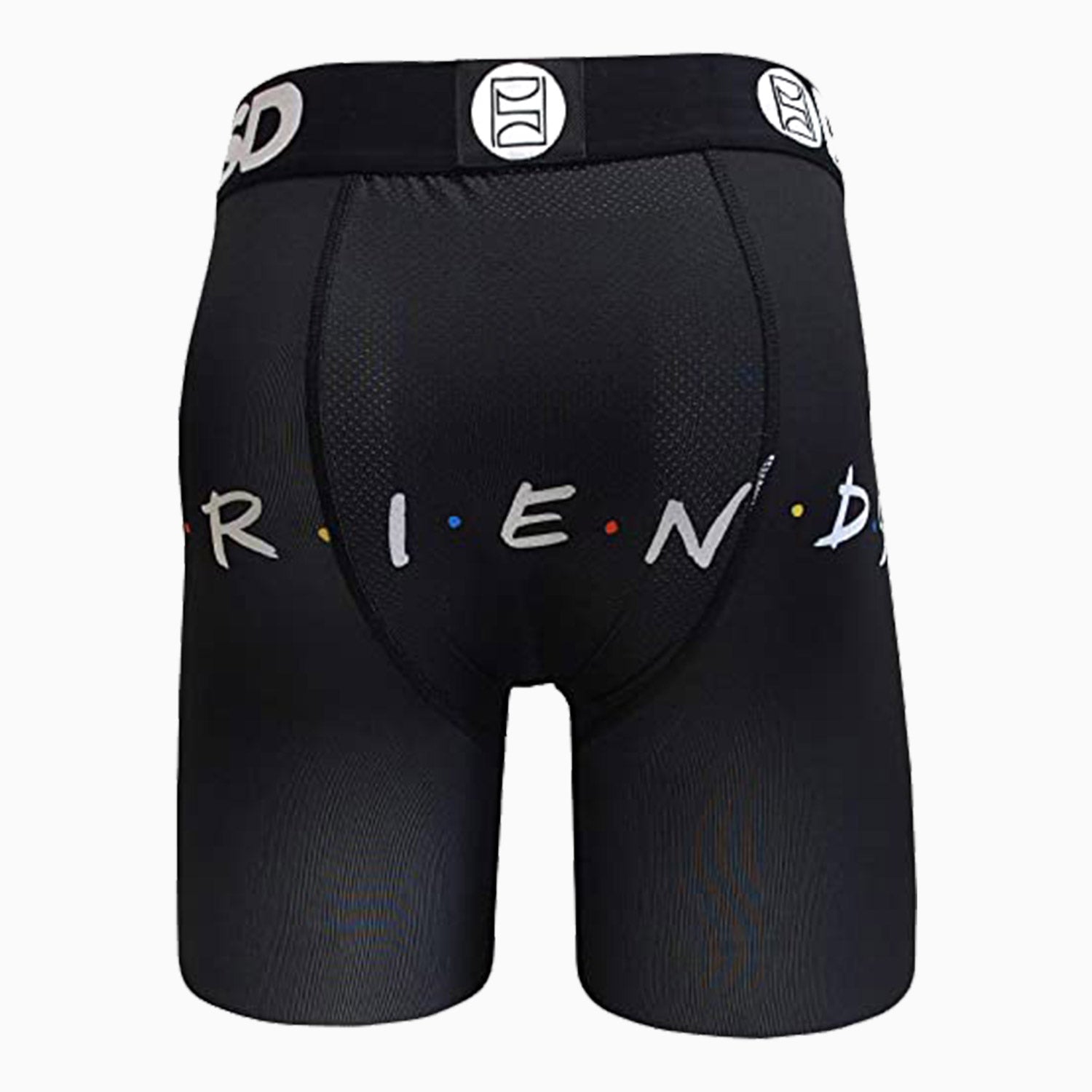 PSD UNDERWEAR | Men's Printed H Friends Boxer - Color: Black - Tops and Bottoms USA -