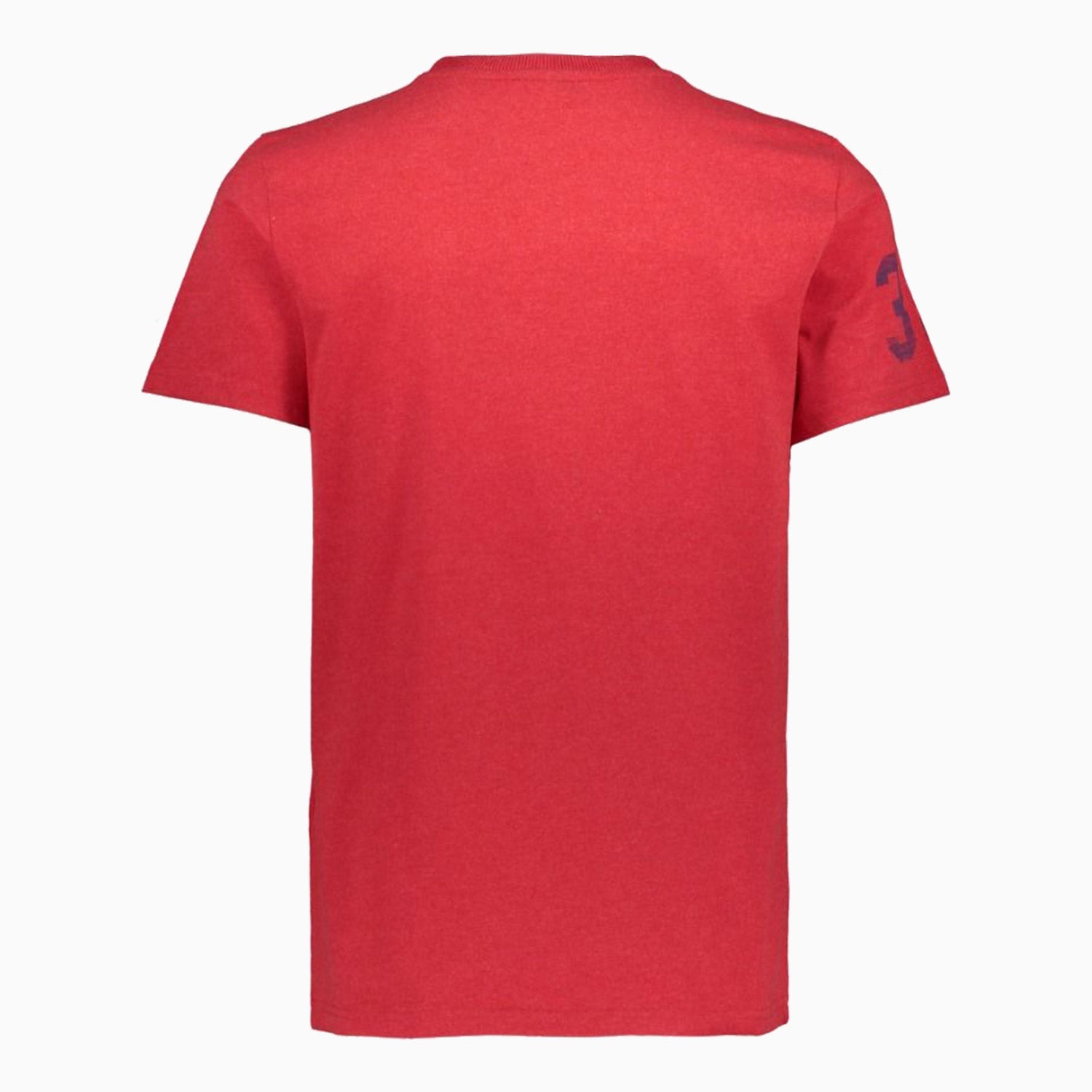 Superdry | Men's T&F Short Sleeve T-Shirt - Color: ROUGE RED MARL - Tops and Bottoms USA -