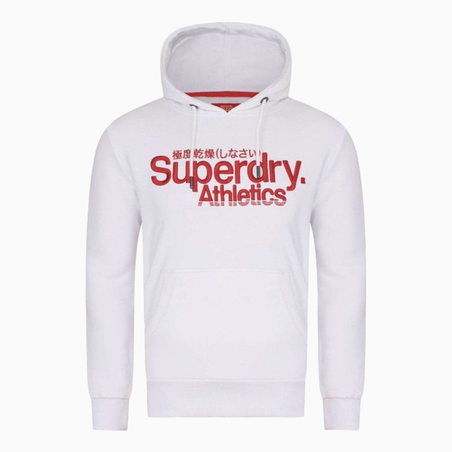Superdry Men's Superdry Strikeout Hoodie - Color: White - Tops and Bottoms USA -