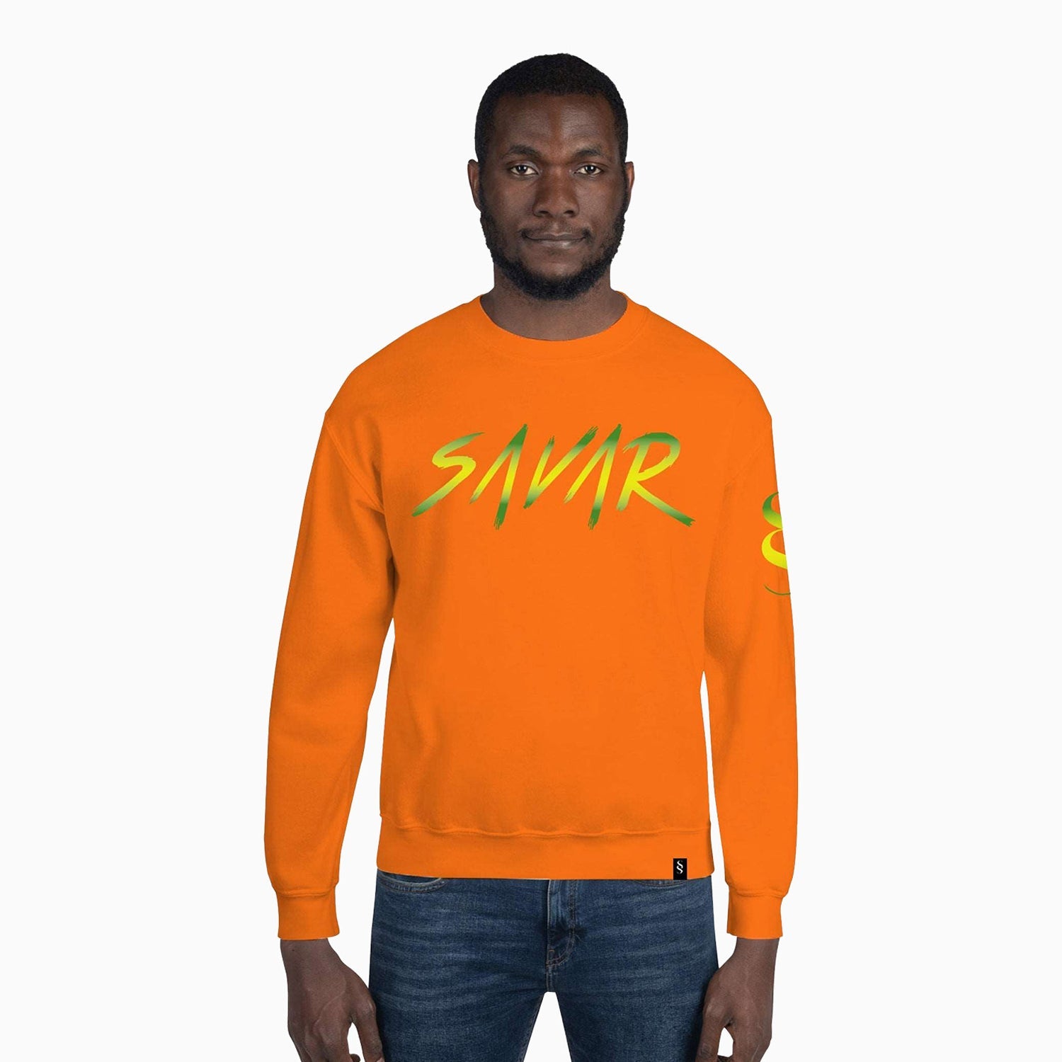 signature-design-printed-crew-neck-orange-sweatshirt-for-men-sc111-852