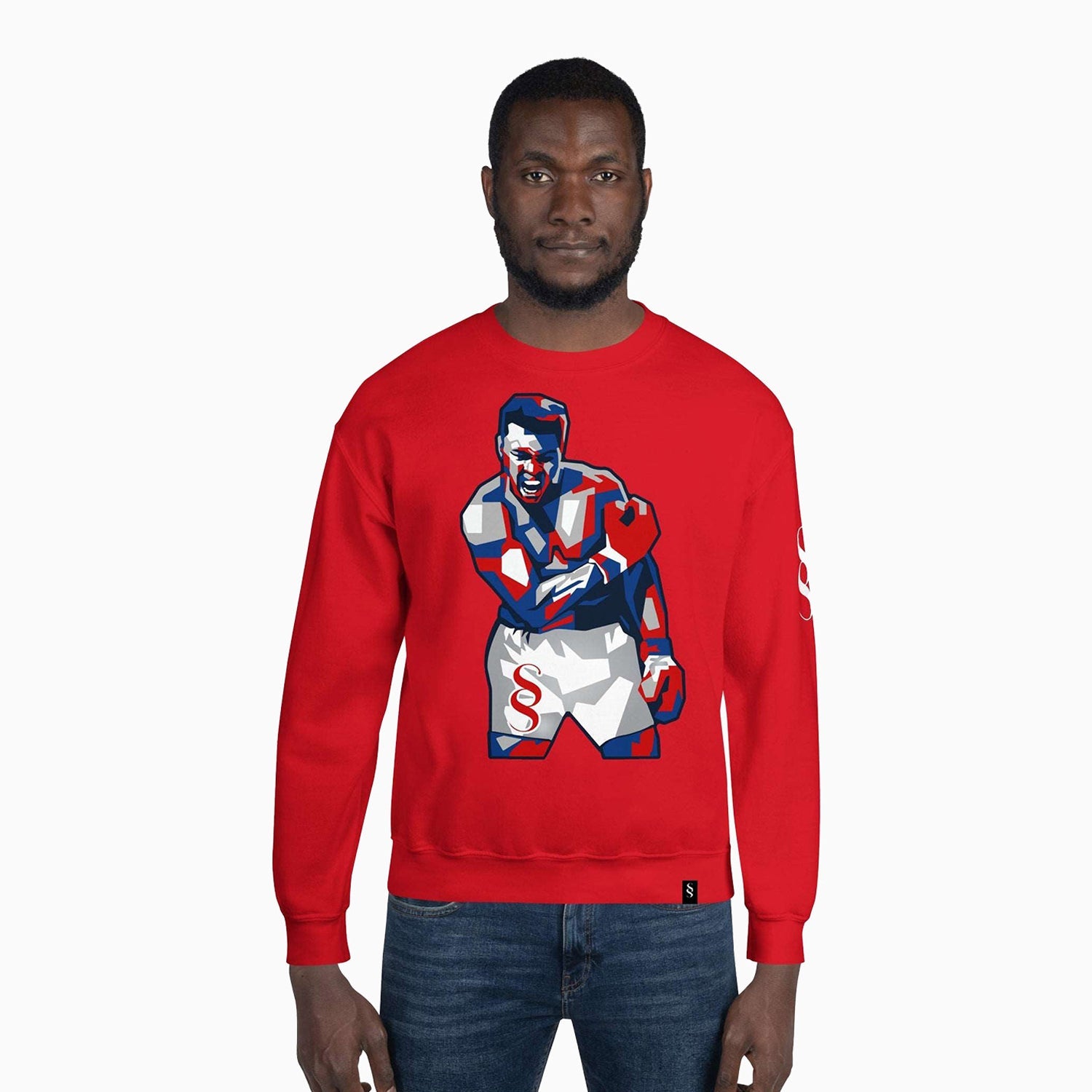 muhammad-ali-design-printed-crew-neck-red-sweatshirt-for-men-sc112-657