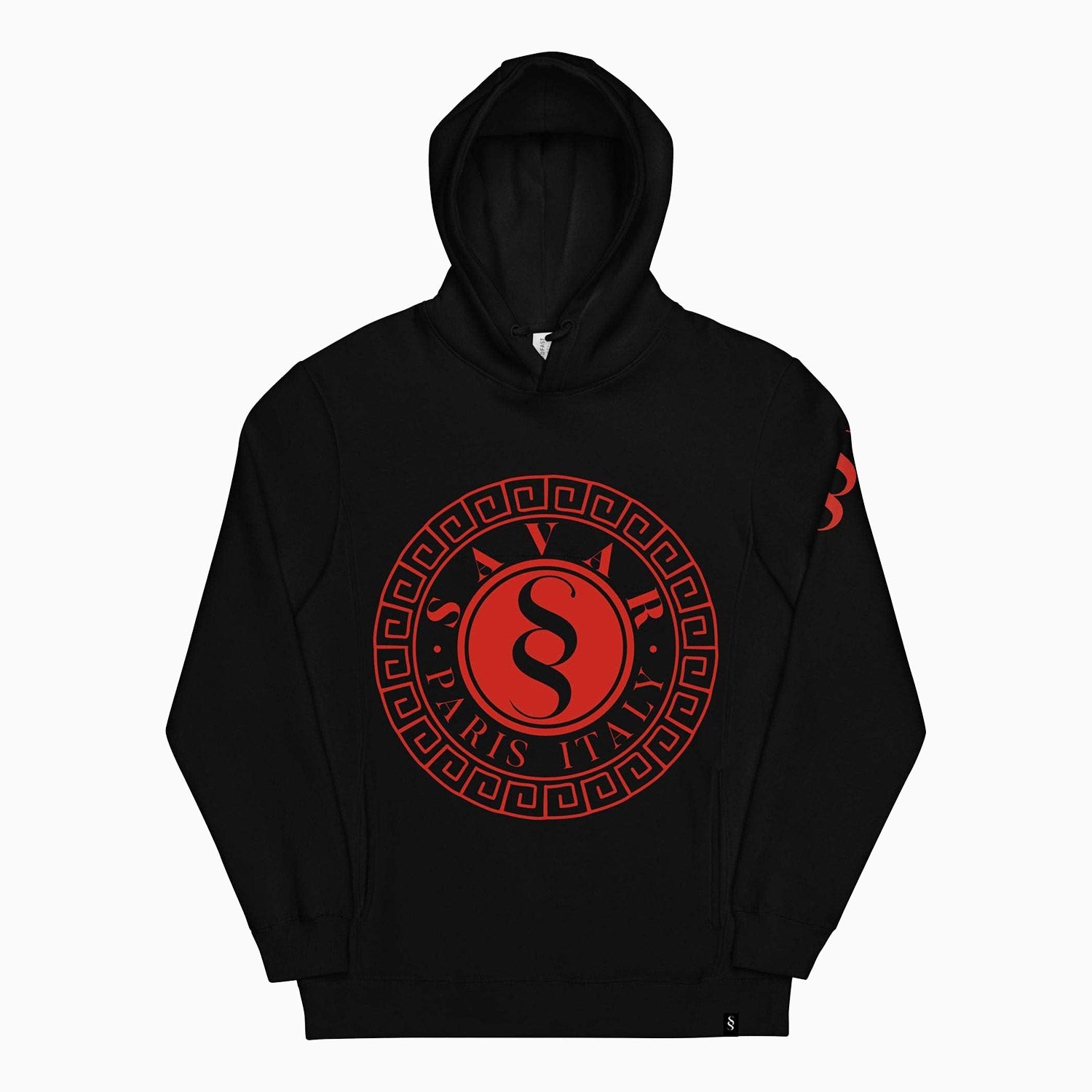emblem-design-printed-pull-over-black-hoodie-for-men-sh103-010
