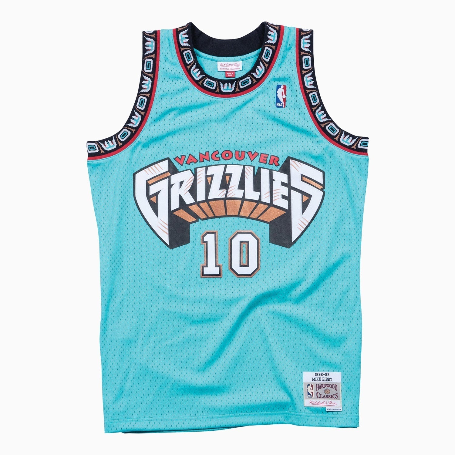 mitchell-and-ness-swingman-mike-bibby-vancouver-grizzlies-road-nba-1998-99-jersey-smjygs18219-vgrteal98mbi