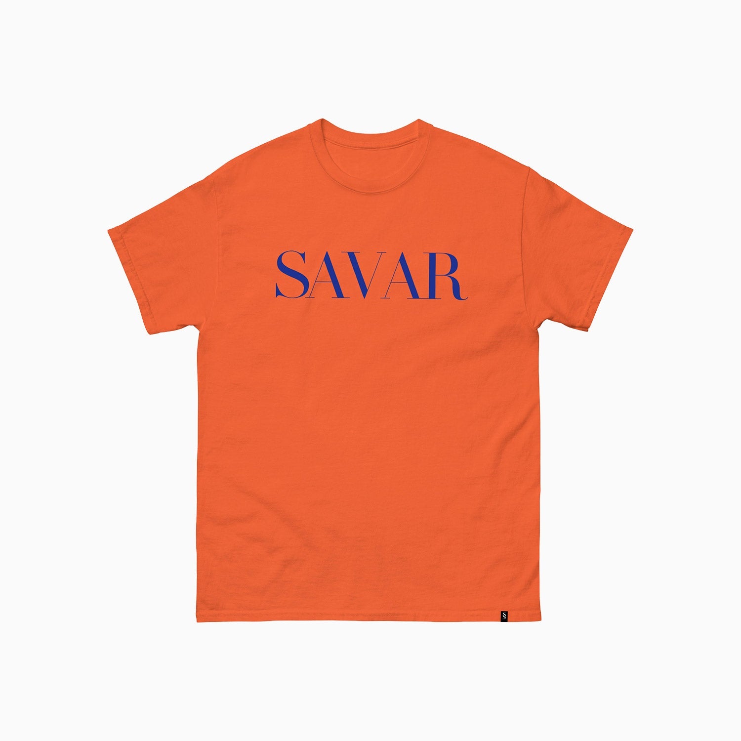 basic-design-printed-crew-neck-orange-t-shirt-for-men-st105-852