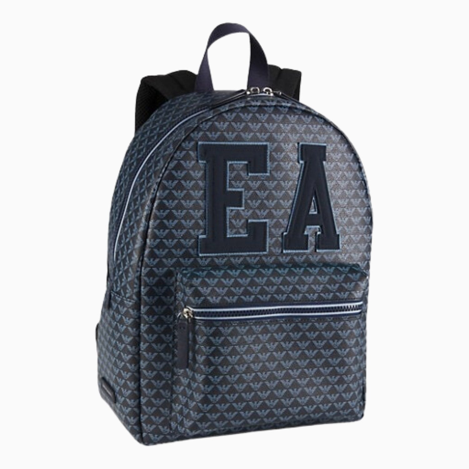 armani kids backpack Emporio Armani Boy's Logo leather Backpack