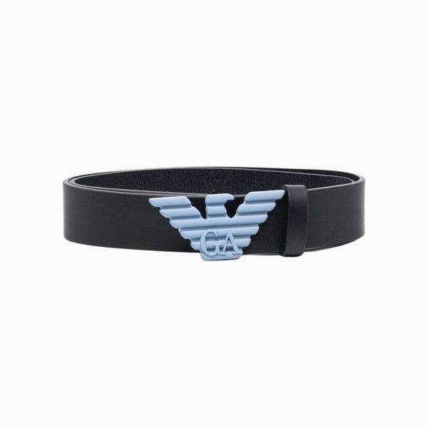 小物 emporio armani archive twin buckle belt emporio-armani-kids-logo-