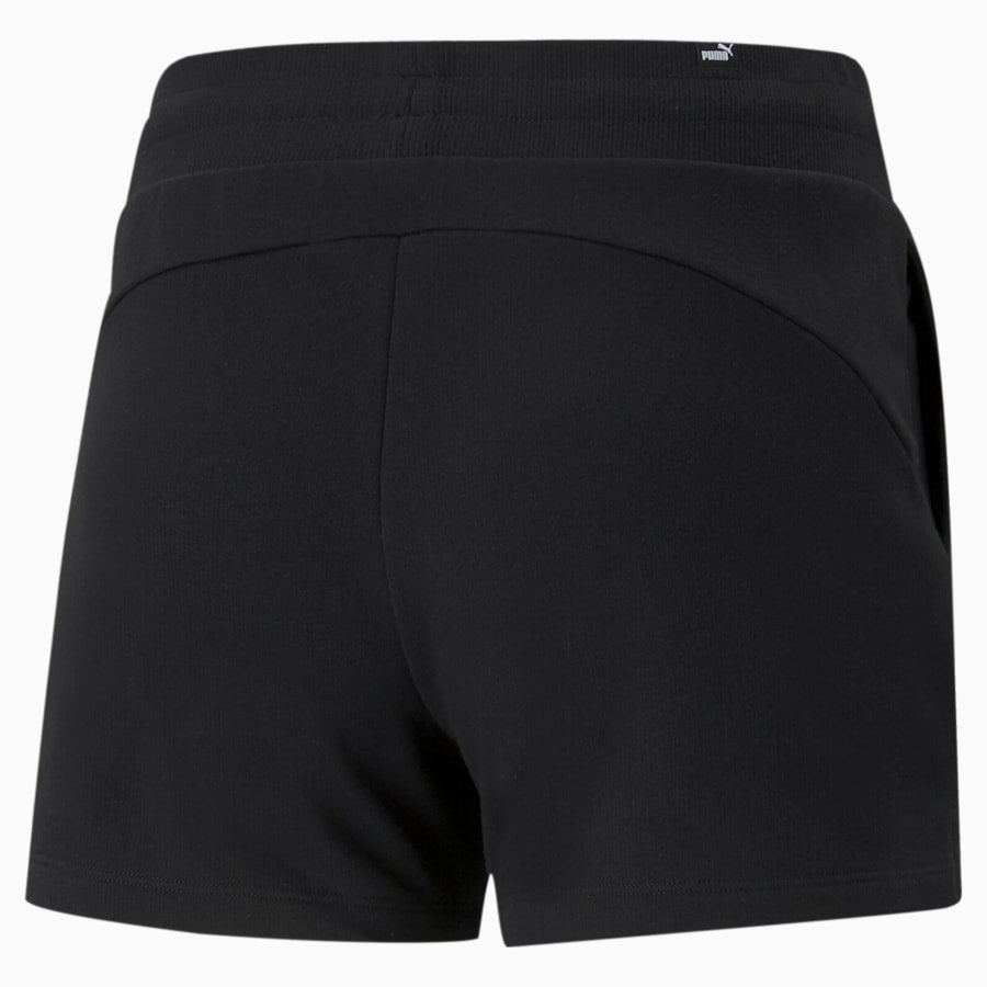 Puma Women's Essentials 4" Sweat Shorts - Color: Black - Tops and Bottoms USA -
