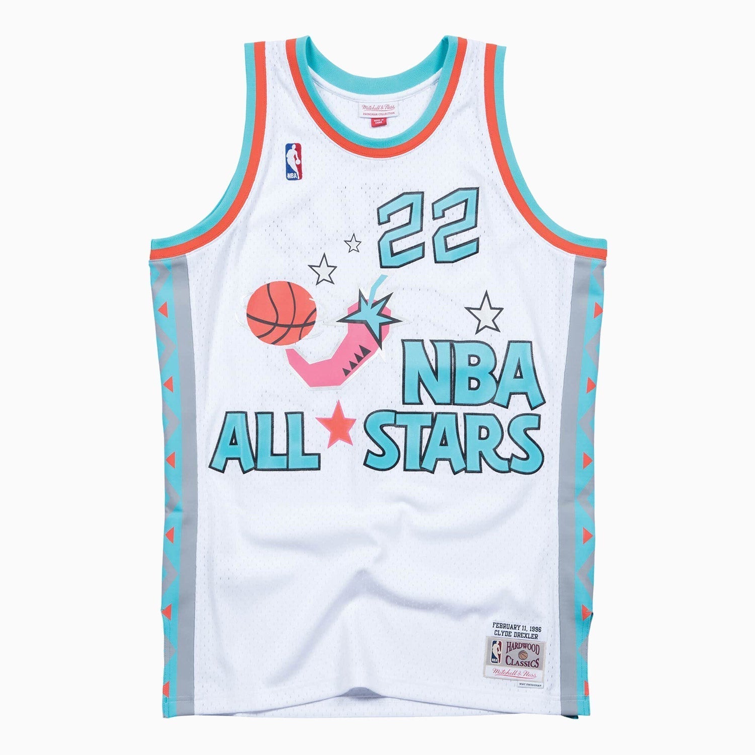 Swingman Kareem Abdul-Jabbar NBA All Star West 1988 Jersey in 2023